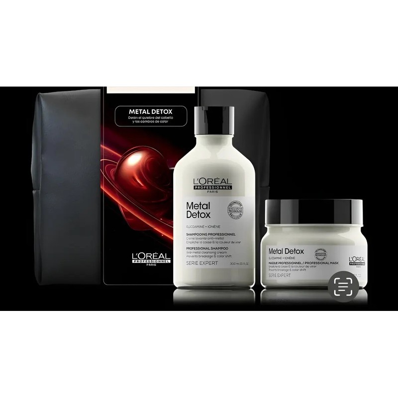 LOréal metal detox serie expert shampoo 300ml mascara 250ml