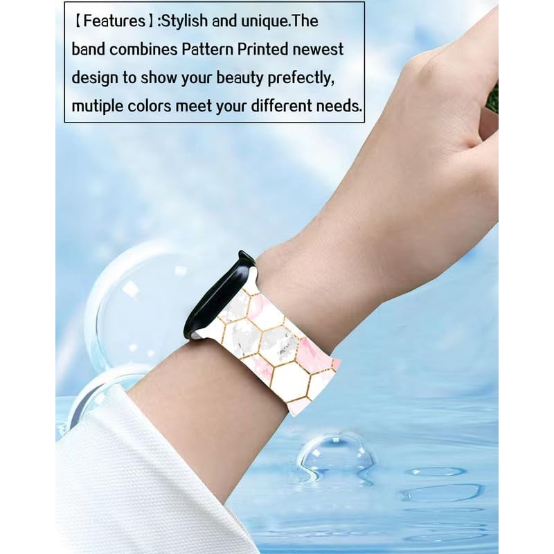 Band Compatible with iWatch Band 38mm 40mm 41mm 42mm 44mm