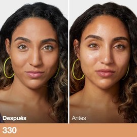 Maybelline Base de Maquillaje Lquida Fit Me Matte  Poreless, Toffee 330, 30 ml, matifica y controla brillo por 16h, minimiza la apariencia de poros,  