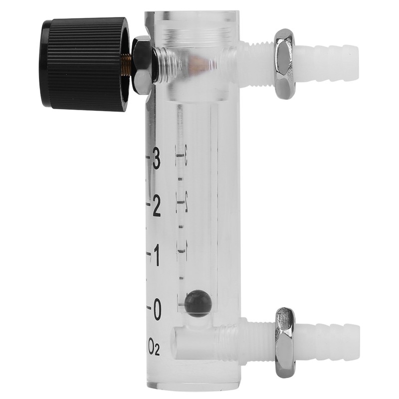 LZQ-2 Flowmeter 0-3LPM Flow Meter with Control Valve for Oxygen/Air/Gas