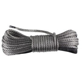 Synthetic Winch Line Cable 1/4 x 48 Inch (5 mm x 15 m) 7700 lbs Cable Winch ATV UTV Quad Dyneema SK78 Plastic 4 x 4 Offroad WI