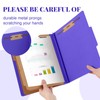 Skyygemm 24 Pcs Classification Folders Letter Size, 3 Divider Pressboard
