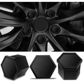 Skino Eu 20 x Wheel Bolts Wheel Nuts Rim Lock Nuts Caps Wheel Nut Covers Wheel Bolt Caps Wheel Nut Caps Plastic Covers Universal 17 mm NC 0