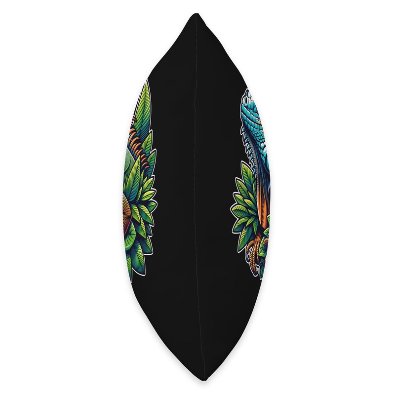 Aruba Colorful Iguana Throw Pillow