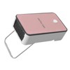 Mini Space Heater Pink Fast Heating Rotatable Holder Anti Slip