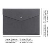 Wason Expanding A4 Document File PU Leather Envelope Case Holder-Large