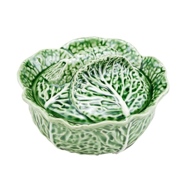 Bordallo Pinheiro Cabbage Tureen 13 oz. Green,