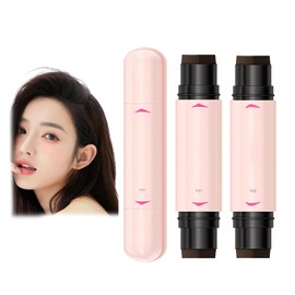 aninako Eyeliner Stamp, Integrated Eyeliner, Eye Shape Stencil, 4-in-1 Drawing Aid, Portable, Smudge-Resistant, Double Head, Non-Smudging, Reusable, Even Coloring, Liquid Eyeliner, Waterproof