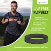 FlipBelt Zipper, FZC Waist Pouch, Running, Gym, Stay in Place,