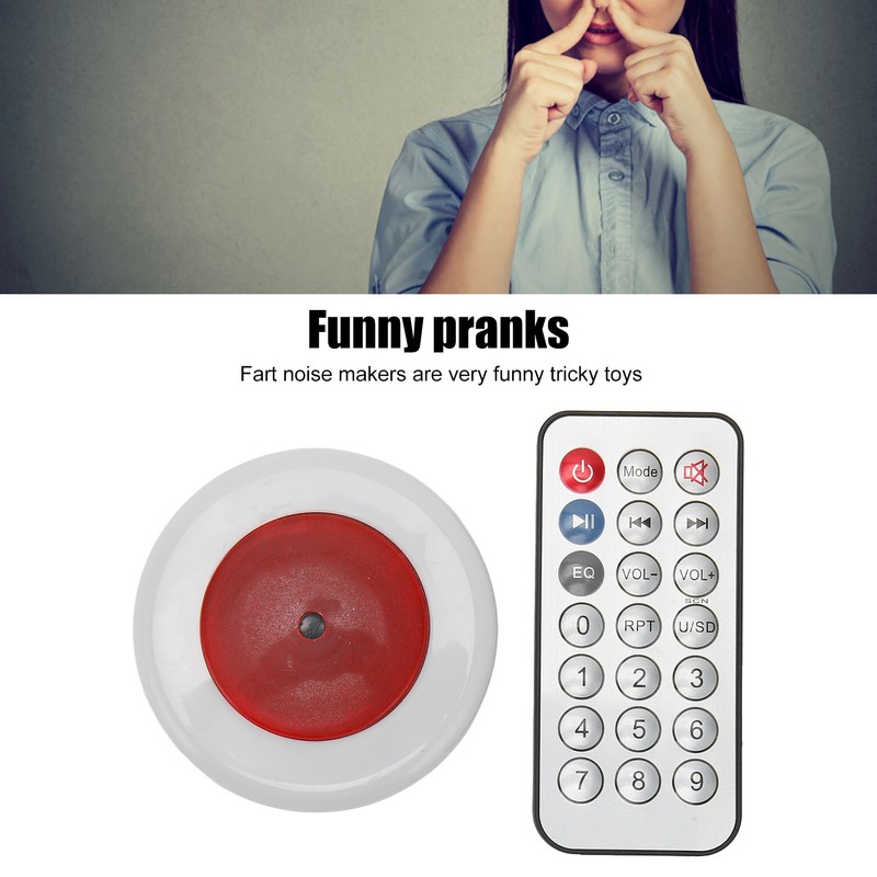 Wireless Controlled Fart Noise Maker Funny Interactive Pocket Size Remote