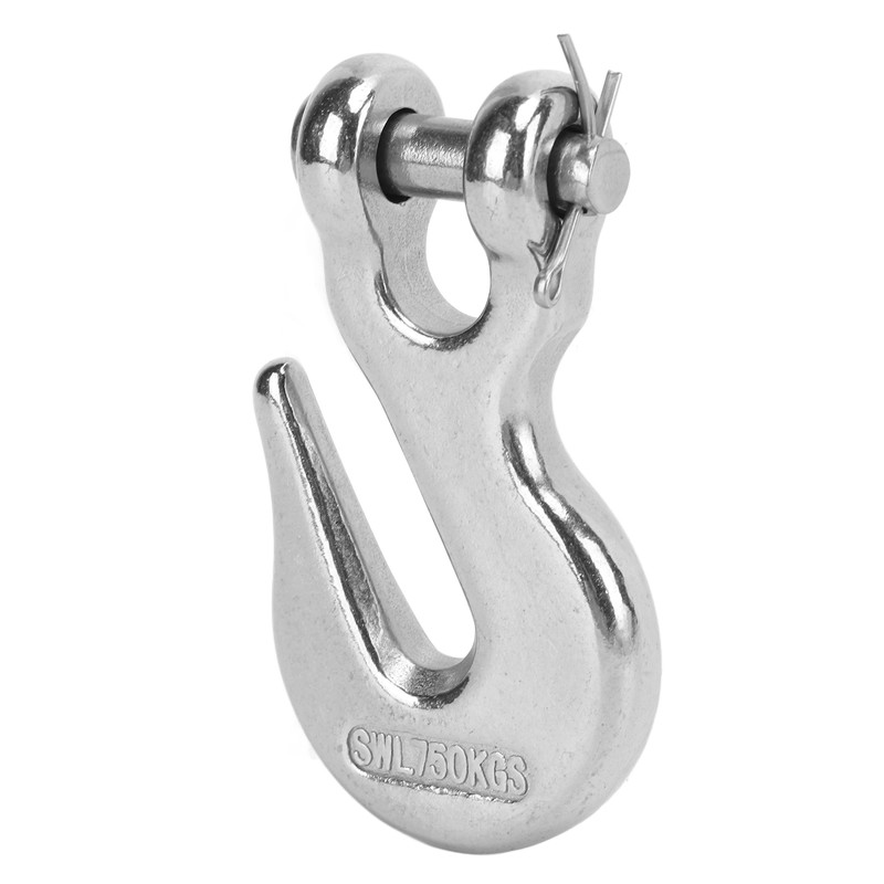 Marine Boat Slip Lifting Hook 1/4in 1000lbs Load Bearing Capacity