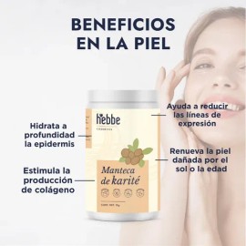 Manteca De Karite Pura Orgánica Natural Shea Butter humectante facial corporal y capilar 2 kg