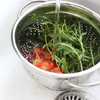 1x 21.5cm Stainless Steel Colander - Metal Kitchen Cooking Rice