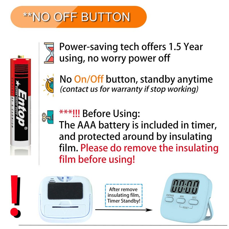 Kitchen Timer, 2 Pack Digital Kitchen Timers [ 2020 Version