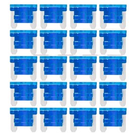 Gebildet 15A Low Profile Mini/APS, ATT Blade Car Fuses 15Amp Automotive Fusibles for RV Auto Motorcycle Truck (Pack of 20Pcs)