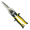 Proferred T02005 Aviation Snips, TPR Grip, Long Cut, Yellow/Black