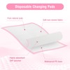 Cabaubl 100 Pack Disposable Changing Pads, 13 x18 in Baby