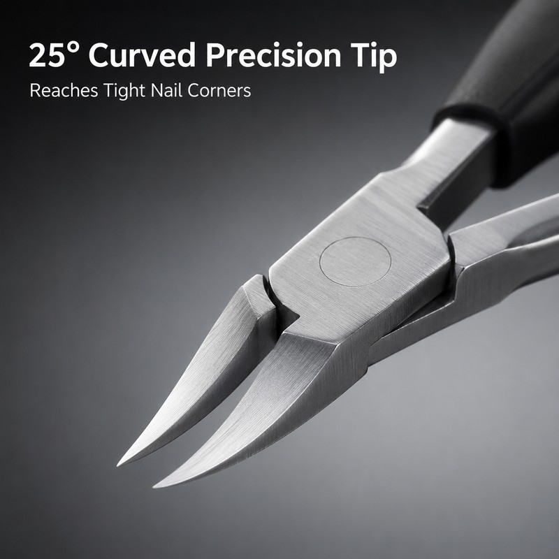 Ingrown Toenail Clippers for Thick Nails – Precision Curved Blade