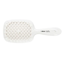 Ibiza Hair AirWave Shower Brush (White) | For Shower or Pool | Effortlessly Glides Through Any Hair | Adults or Kids | Anti Static | Light Weight & Heat Resistant