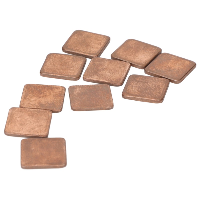 100pcs Heatsink 401w/mk Thermal Conductivity Burr Free Glossy Copper Material
