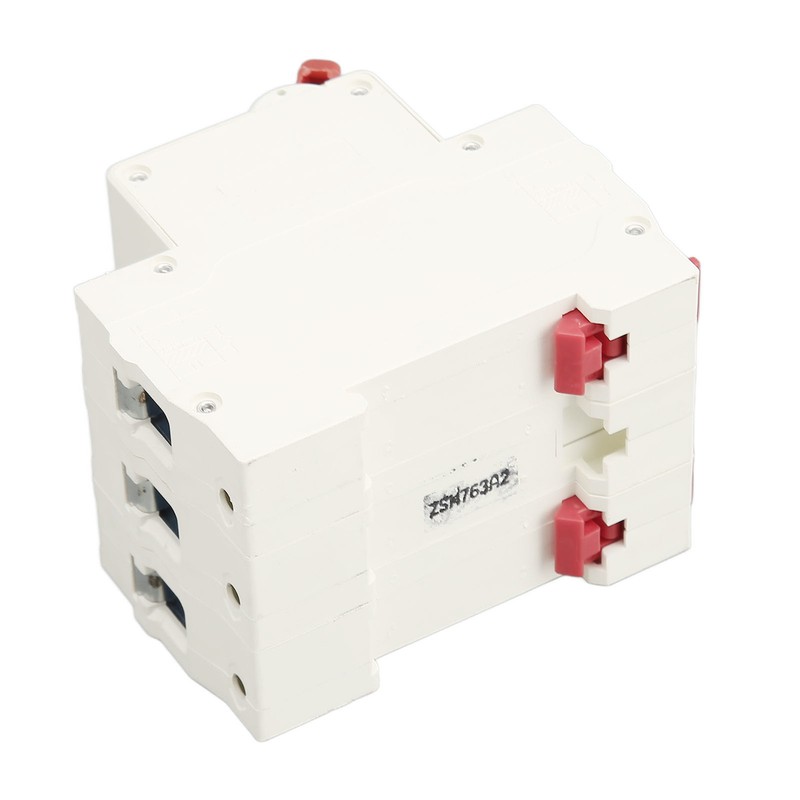 3P Miniature Circuit Breaker DIN Rail Mounted Short Circuit Protection