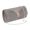 Naimo Bow Flap Dazzling Evening Bag Clutch Handbag Shoulder Crossbody Bag Wedding Party Bridal Purse