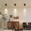 Gleonlux Ceiling Spotlight, Surface-Mounted Spotlight, IP44 Black, GU10 Surface-Mounted Spotlights,