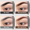 Apooliy Waterproof Eyebrow Pen, 4-Fork Microblading Eyebrow Pencil, 2-in-1 Eye