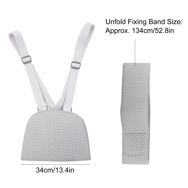 Arm Sling Support with Fixing Band for Broken Fractured Bones