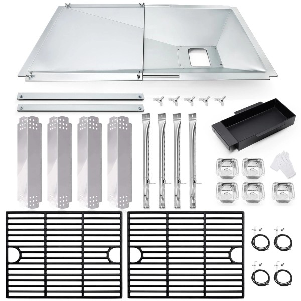 Hiorucet Grill Drip Pan Kits for Nexgrill 720-0830X Replacement Parts,