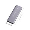 CAXUSD Portable Drive External Hard Disk Dual C Compact Design