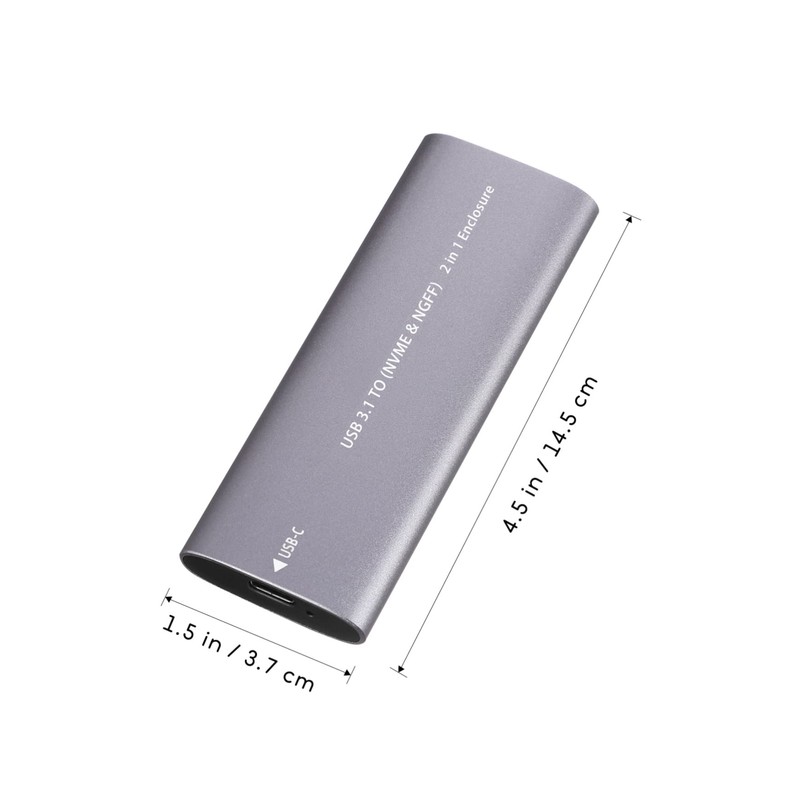 CAXUSD Portable Drive External Hard Disk Dual C Compact Design