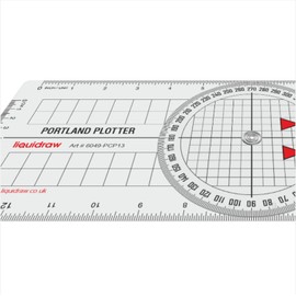 Liquidraw Portland Course Plotter Navigation Divider Marine Nautical Protractor