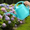 Fasmov 1-Gallon Plastic Watering Can with Comfortable Handle, Garden Watering