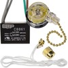 HQRP Kit Ceiling Fan Capacitor CBB61 5uf+5uf 4-Wire UL-Listed and