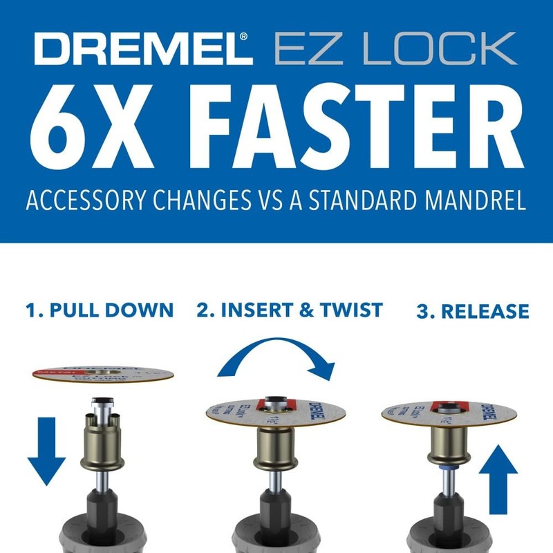 Dremel EZ728-01 11-Piece EZ Lock Cutting Accessory Micro Kit