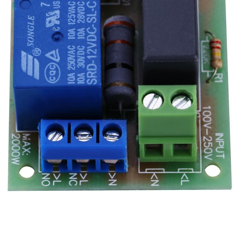 AC 220V Timer Delay Switch Module, Adjustable Timer for Input/Output