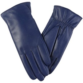 FEIQIAOSH Winter Leather Gloves for Women, Cashmere Lined Touchscreen Gloves for Texting, Premium Soft Sheepskin Warm Glove