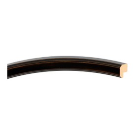 OVALCREST Oval Beveled Wall Mirror for Home Decor - Toronto Style - Rubbed Bronze - 18" x 14"