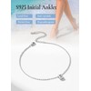 SILVERCUTE N Anklets for Women Silver Summer Beach Barefoot Jewelry