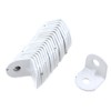 Coshar 20pcs Iron L Bracket Joint Right Angle Bracket Heavy