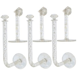 Mikinona 6pcs Wall Hanging Hair Tie Holder and Headband Organizer Stylish Display Rack for Hair Accessories Easy to Install No Damage to Bands for Home Stores