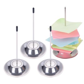 ALXBSONE 4PCS Receipt Holder, Desk Receipt Holder Spike, Ticket Check Bill Holder for Restaurant, Stainless Steel Ticket Stabber Stub Memo Holder Spike