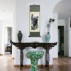 AtfArt Asian Wall Decor Beautiful Silk Scroll Painting Oriental Decor