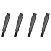 4PCS Solo Shaver Head Replacement - Charger, Brushes, USB Cable,