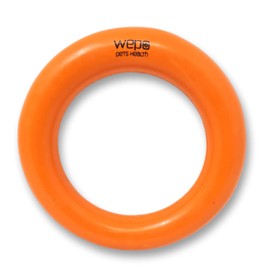 WEPO Teething Ring Dog Diameter 15 cm Orange - Puppy Chew Toy - Dog Activity - Dog Toy Large Dogs & Small Dogs - for Fetch, Throwing & Romping