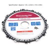 Wood Carving Chain Disc Circular Saw Blades for Creative Woodworking