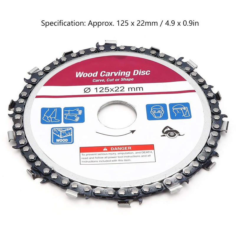 Wood Carving Chain Disc Circular Saw Blades for Creative Woodworking
