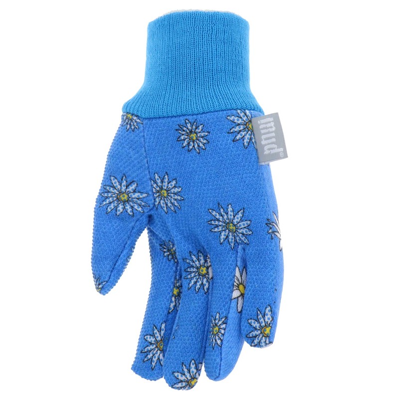 MUD Essential Women's PVC Dotted Palm And Daisy Printed Jersey