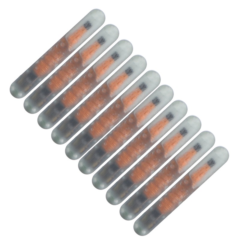 10pcs 1.25mm Pet Microchip Animal Label Glass Tube Chip Mini